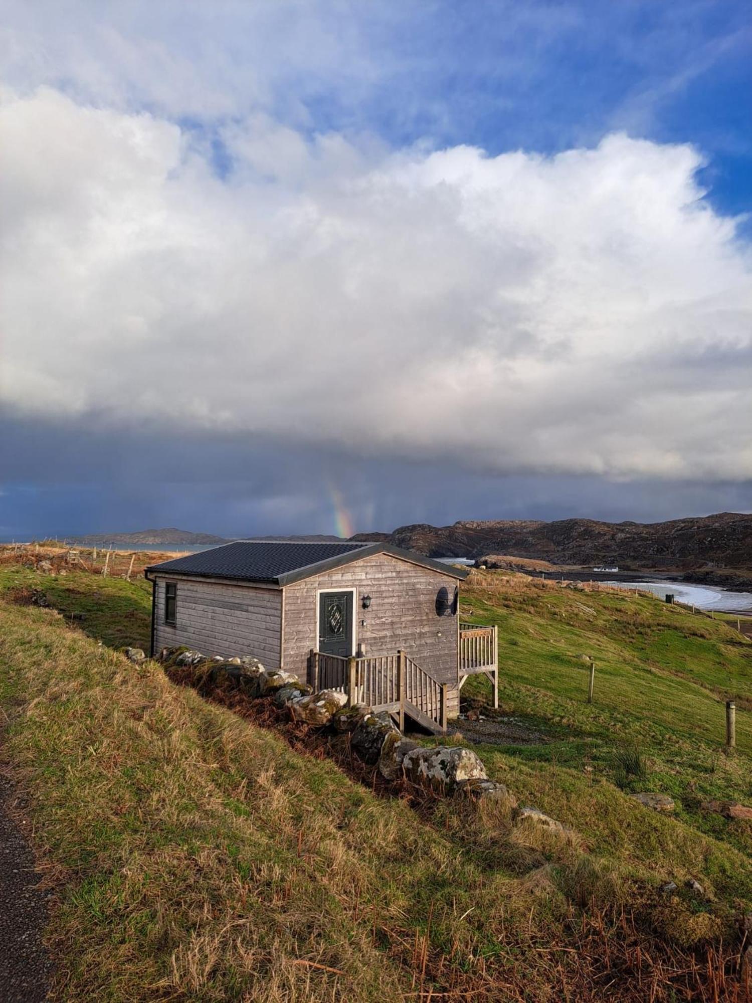 Вілла Sea View Cabin Clashnessie Екстер'єр фото